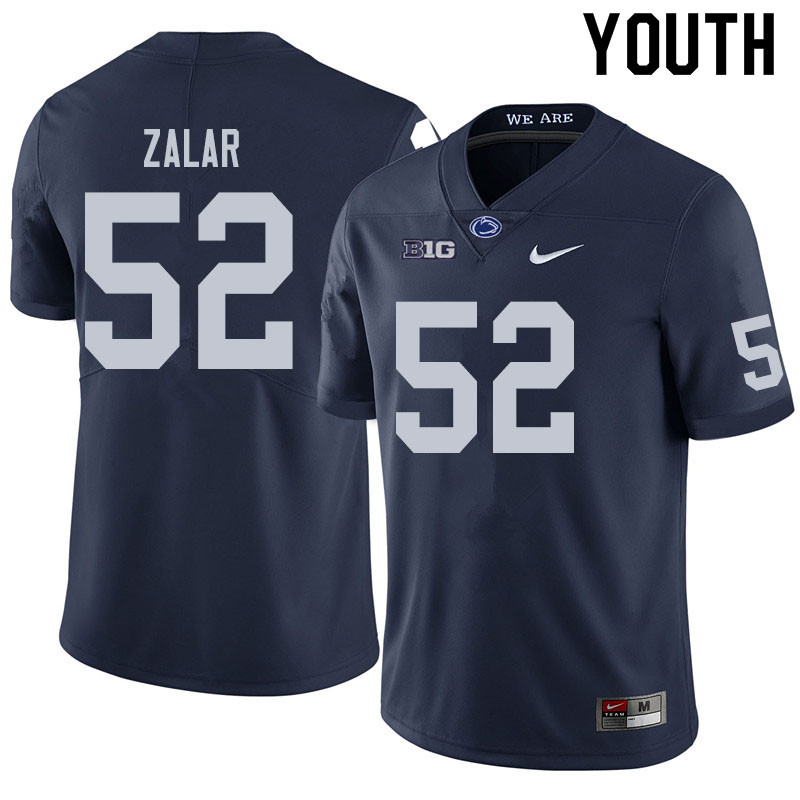 NCAA Nike Youth Penn State Nittany Lions Blake Zalar #52 College Football Authentic Navy Stitched Jersey SLV8498YN